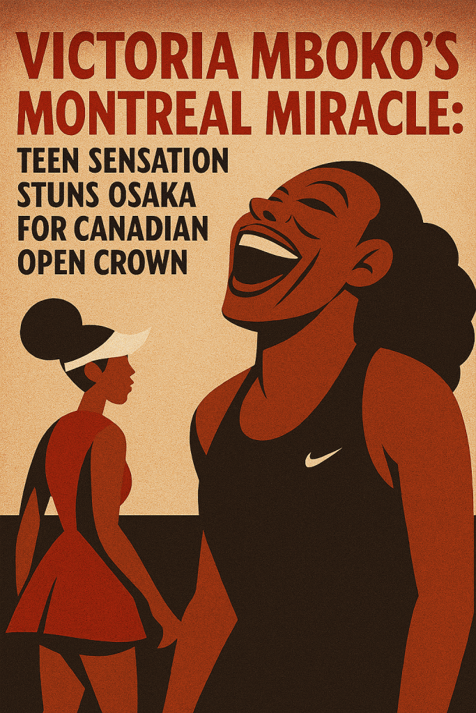 Victoria Mboko’s Montreal Miracle: Teen Sensation Stuns Osaka for Canadian Open Crown