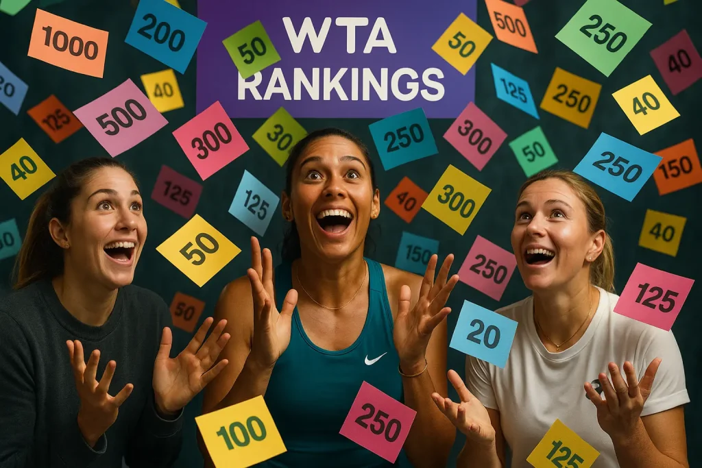 Live WTA Rankings After 2025 Tokyo and Guangzhou Finals